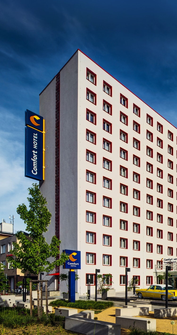 'Comfort Hotel Prague City East ist ein modernes und komfortables Hotel in einem ruhigen Teil von Prag.'